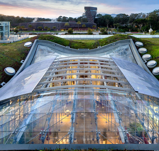 California Academy of Sciences is a research institute and natural history museum in San Francisco.