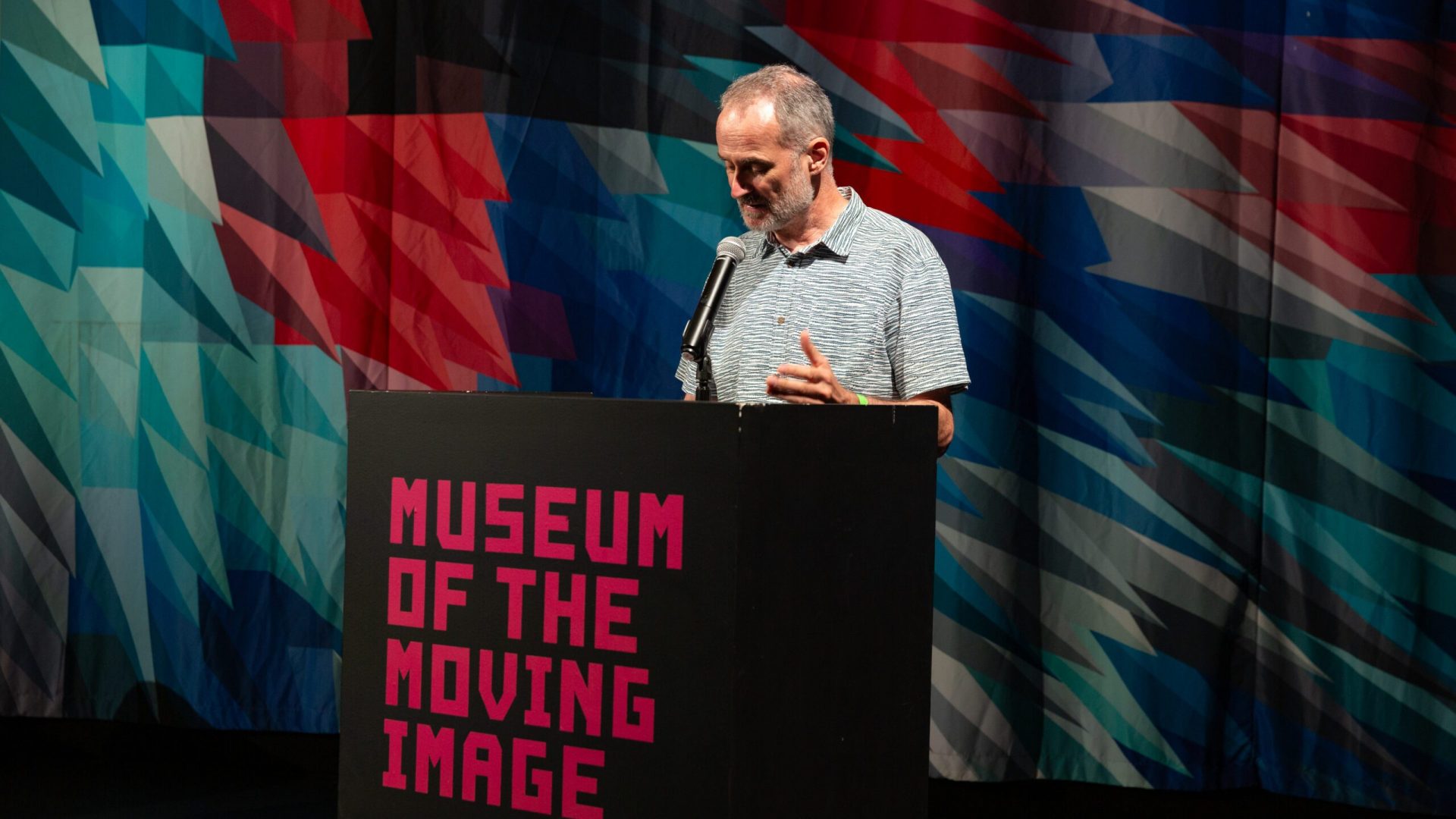 David Haskell gives the introduction at Sonic Sunset