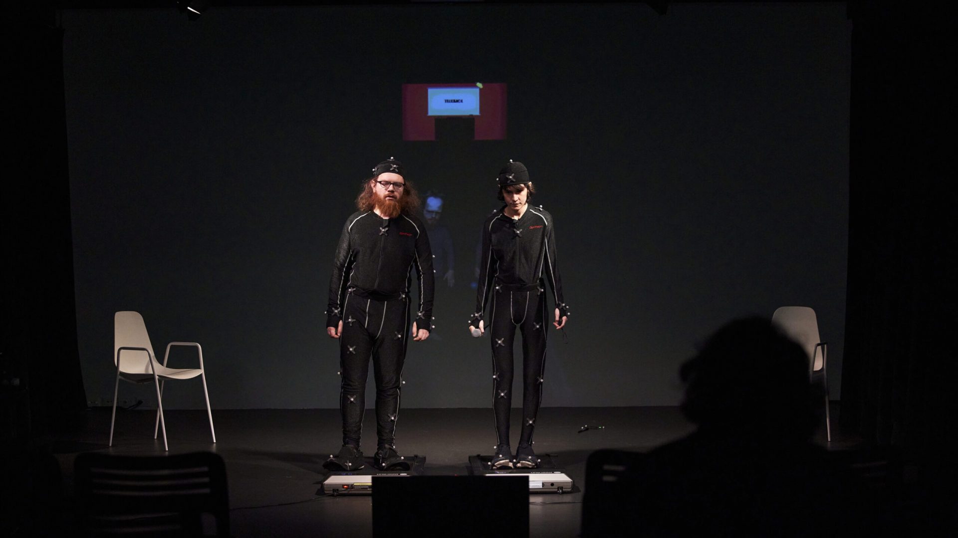 Excerpt from Bag of Worms - Photo of Peter Mills Weiss & Julia Mounsey