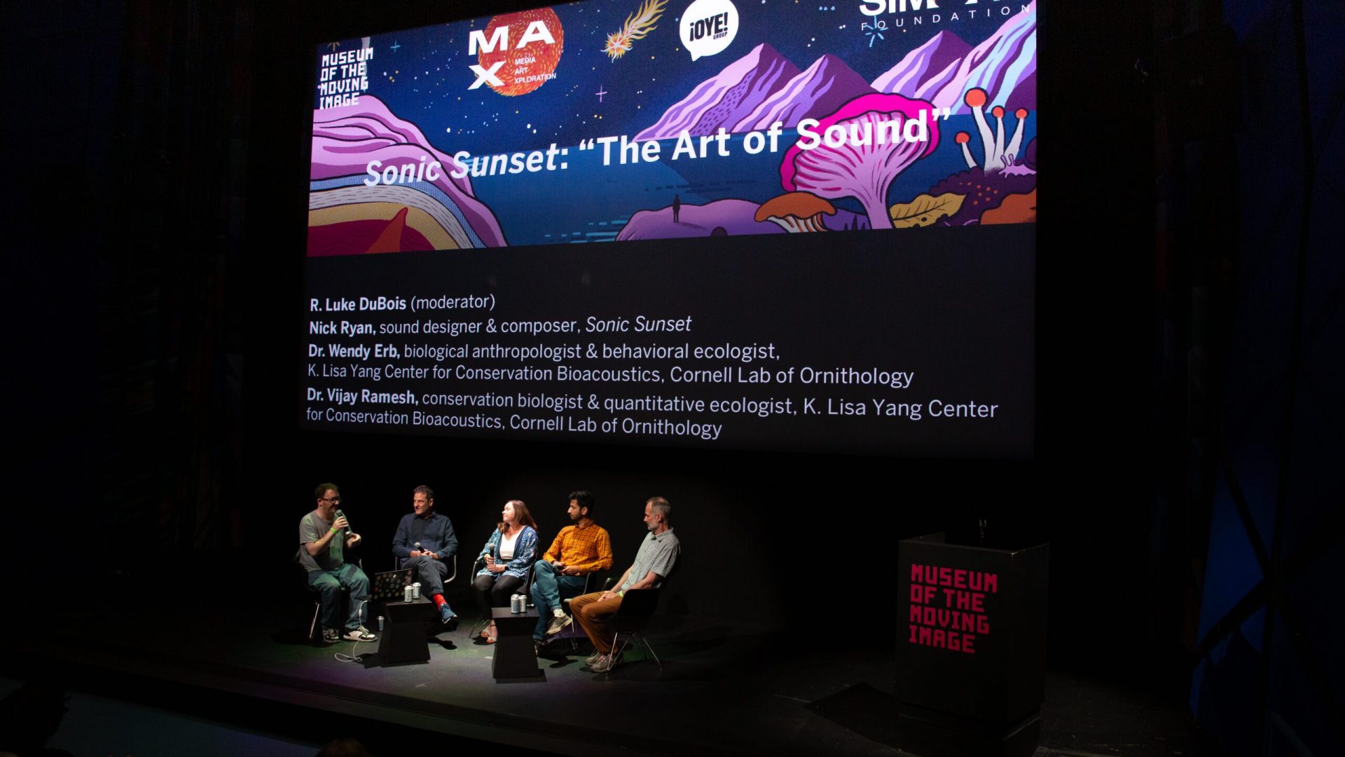 Scientist Panel at Sonic Sunset